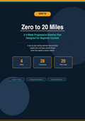Zero to 20 Miles